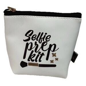 White Selfie Prep Kit Pouch NEW